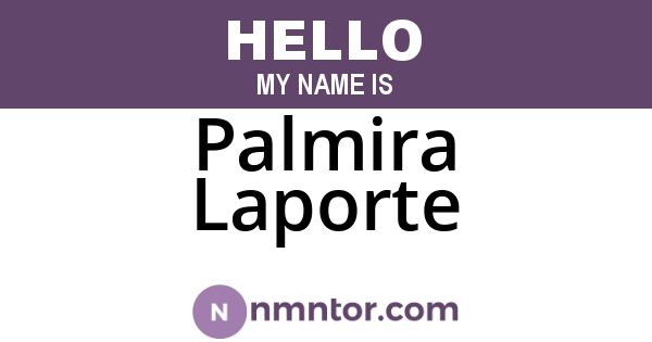 Palmira Laporte