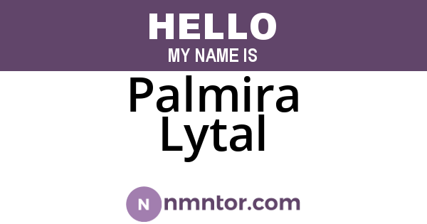 Palmira Lytal