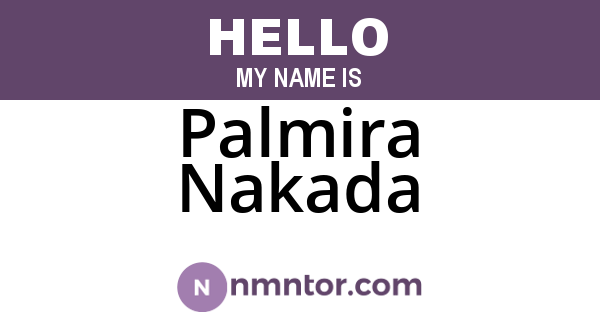 Palmira Nakada