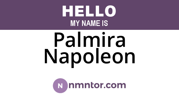Palmira Napoleon
