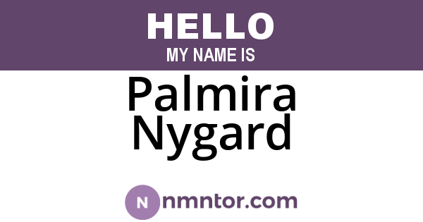 Palmira Nygard