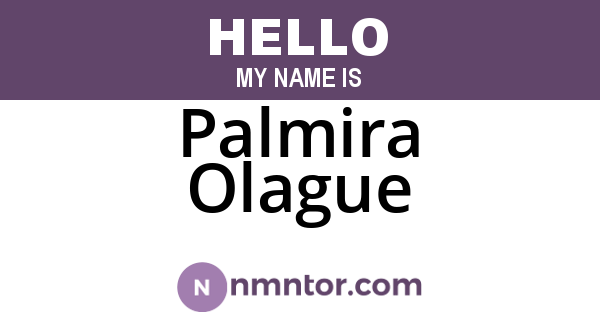 Palmira Olague