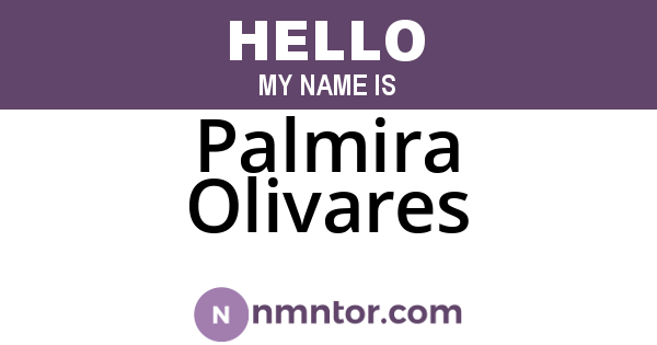Palmira Olivares