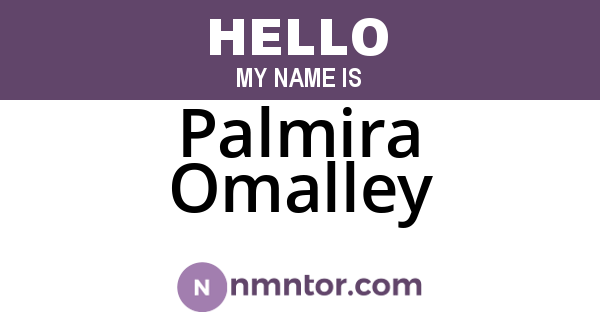 Palmira Omalley