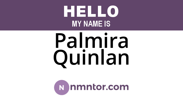 Palmira Quinlan