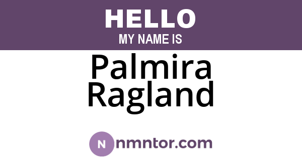 Palmira Ragland