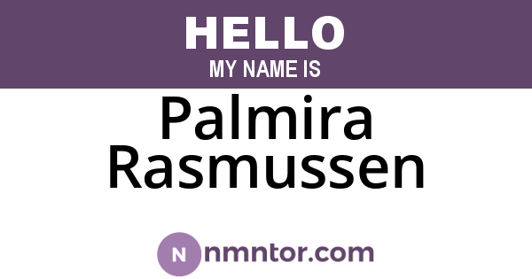 Palmira Rasmussen