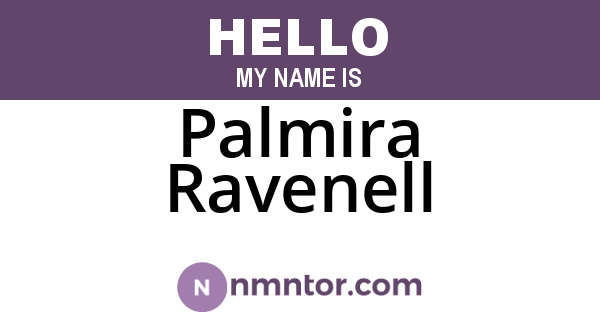 Palmira Ravenell