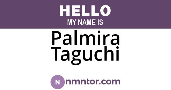 Palmira Taguchi