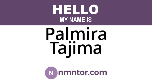 Palmira Tajima