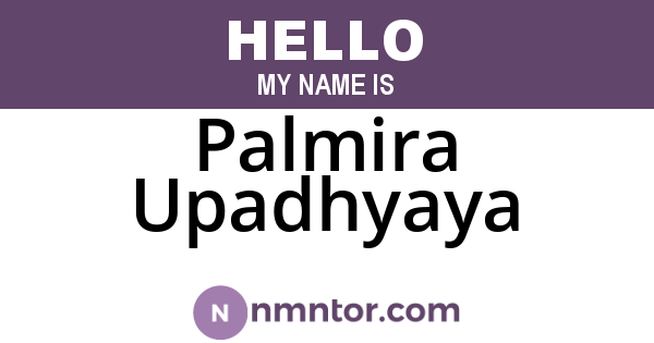 Palmira Upadhyaya