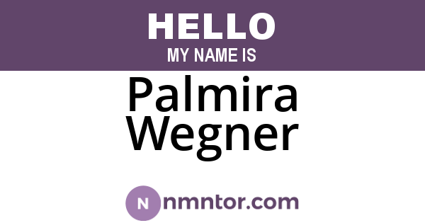 Palmira Wegner