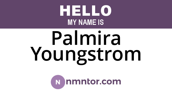 Palmira Youngstrom