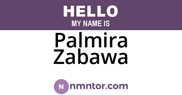 Palmira Zabawa