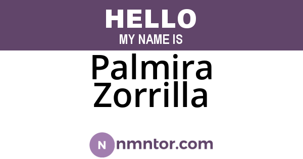Palmira Zorrilla