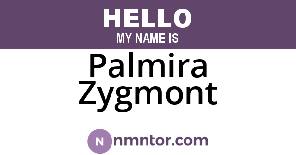 Palmira Zygmont