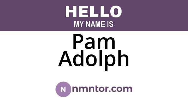 Pam Adolph