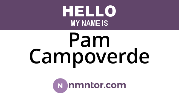 Pam Campoverde