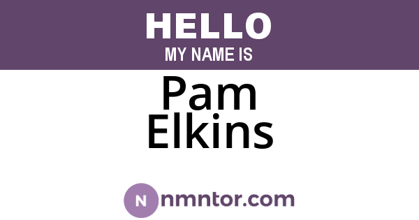 Pam Elkins