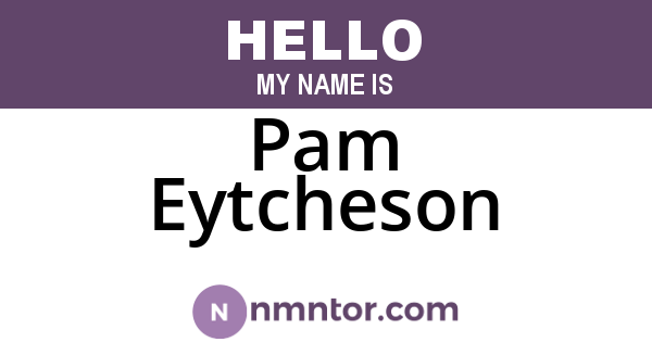 Pam Eytcheson