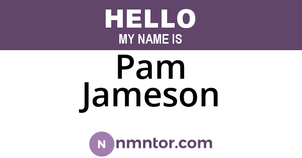 Pam Jameson