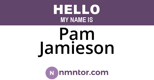 Pam Jamieson