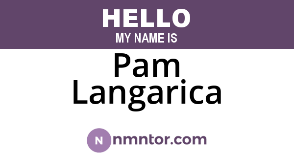 Pam Langarica
