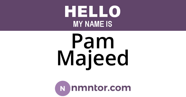Pam Majeed