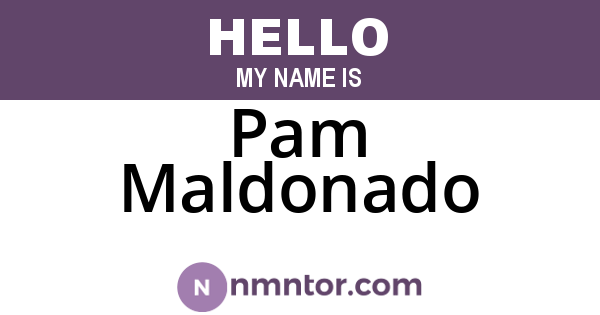 Pam Maldonado
