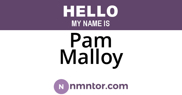 Pam Malloy