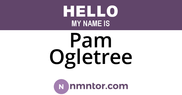 Pam Ogletree