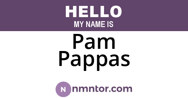 Pam Pappas