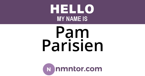 Pam Parisien