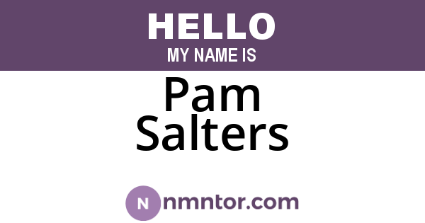 Pam Salters