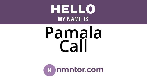 Pamala Call