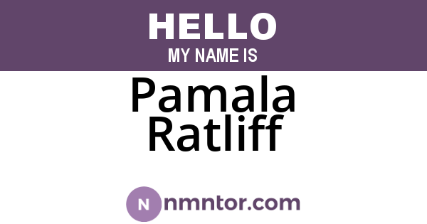 Pamala Ratliff