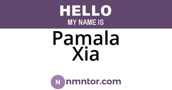 Pamala Xia