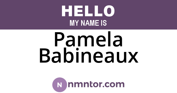 Pamela Babineaux