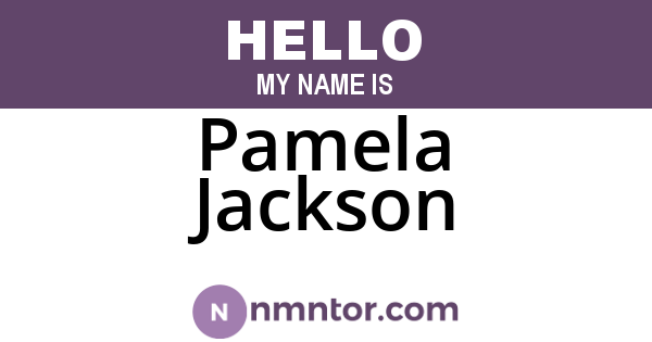 Pamela Jackson