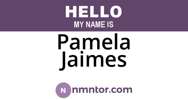 Pamela Jaimes