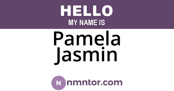 Pamela Jasmin