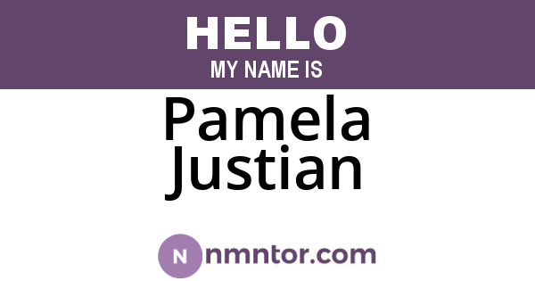 Pamela Justian