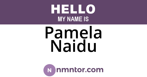 Pamela Naidu