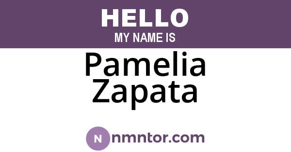 Pamelia Zapata