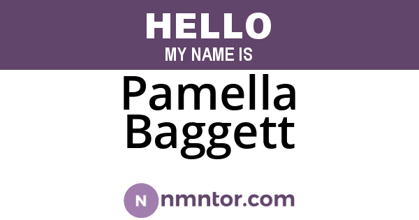 Pamella Baggett
