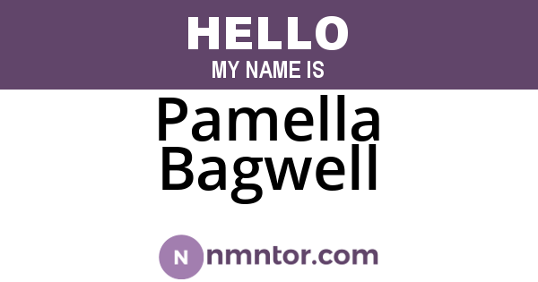 Pamella Bagwell