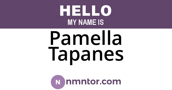 Pamella Tapanes