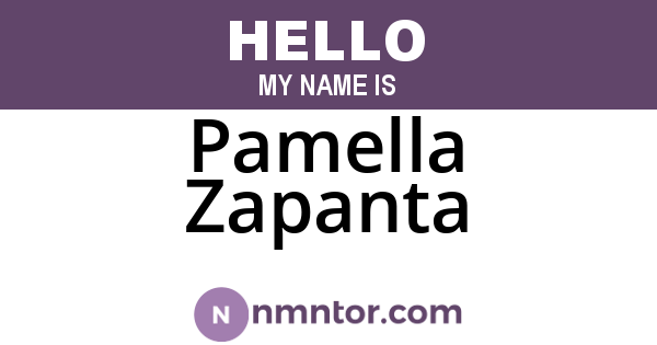 Pamella Zapanta