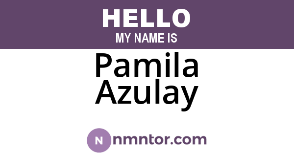 Pamila Azulay