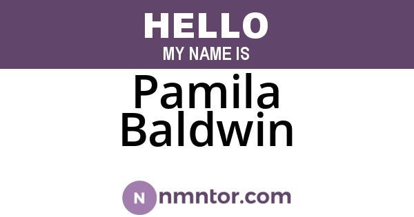 Pamila Baldwin